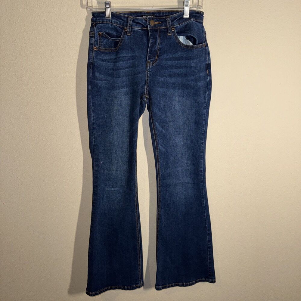 Flamingo Women’s Flare Jeans Blue